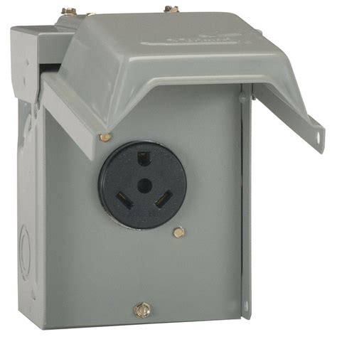 electric fill box for rv|30 amp power rv box.